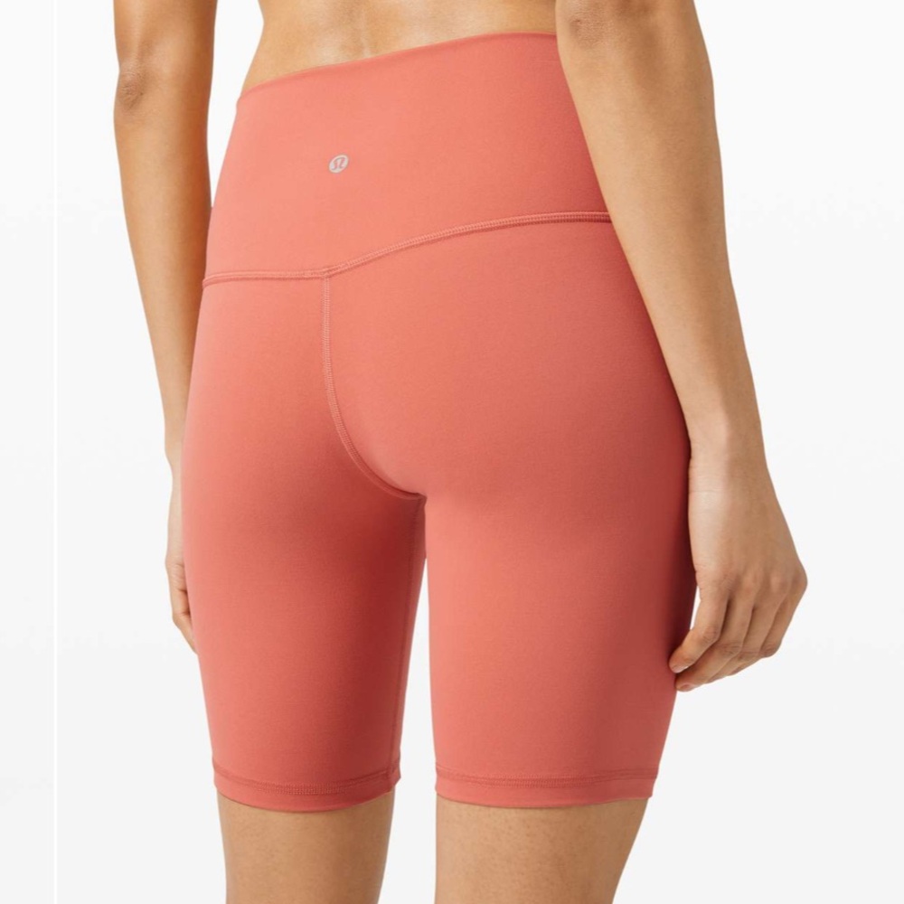 Lululemon Align Short *8" in Color “Rustic Coral”. Only worn once!